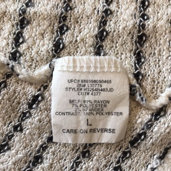 About a Girl SOFT Sleeveless Hoodie Drape Front Cardigan sz Lg Boho Lagenlook - Picture 3 of 6